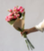 Bouquet of cluster roses
