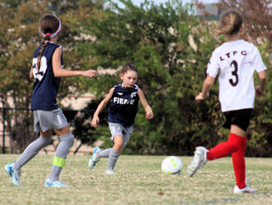 FIERCE Academy player dribbling