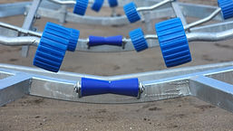 boat trailer center rollers