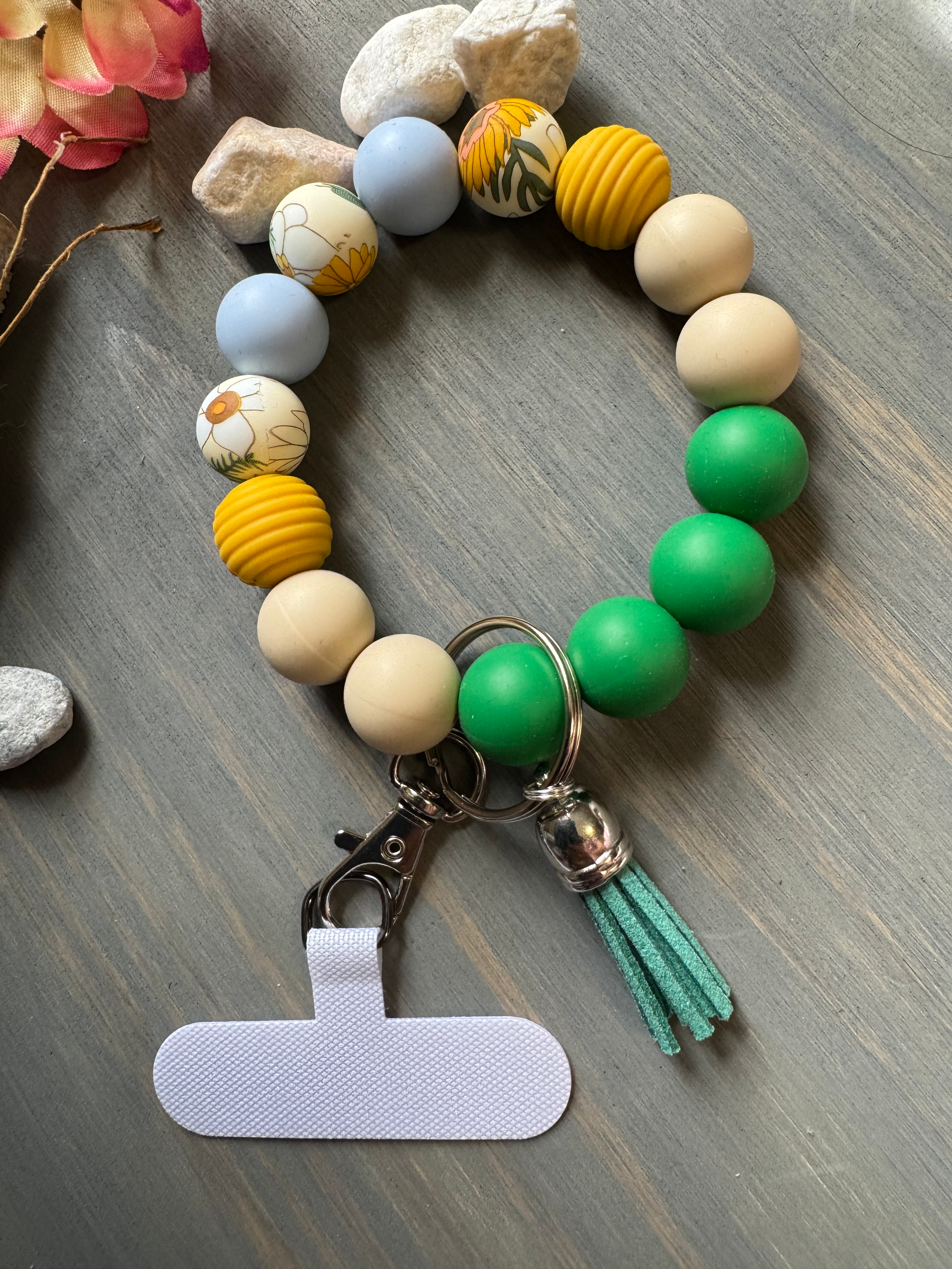 Sunflower Fun Wristlet Tether