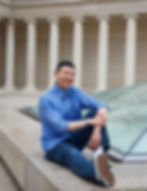 Casual outdoor photo of a male client before working with a San Francisco dating app photographer