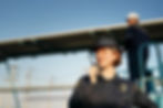 A Security Woman Reporting At The Construction SIte