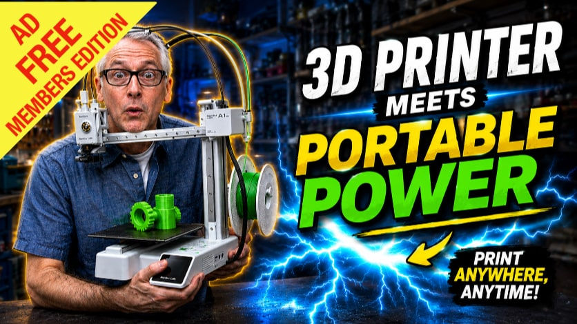3D Printer on a battery? Sure, why not…[member edit, Ad]