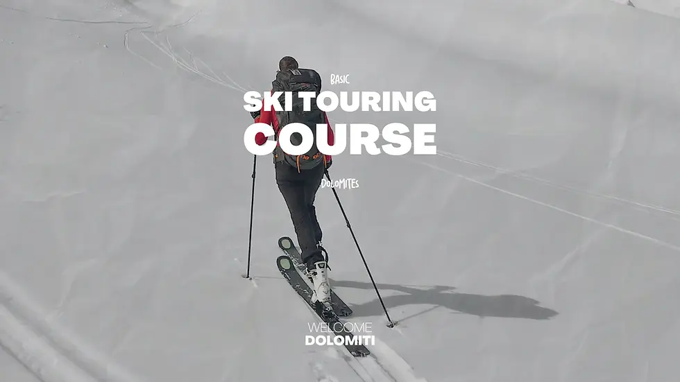 Ski mountaneering course