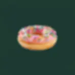 Beyaz Çikolatalı Çilekli Donut