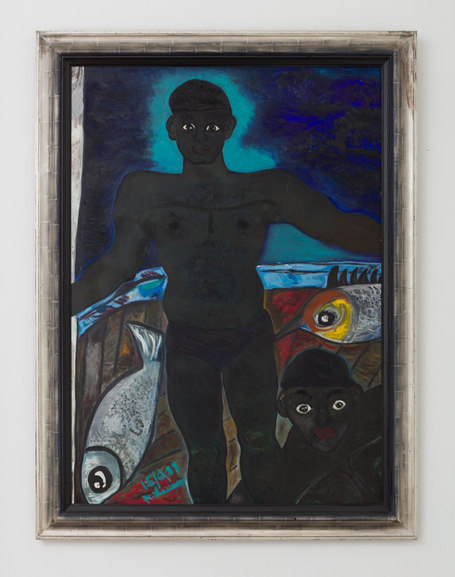Fishermen in Barbados (1989)
161cm x 121cm