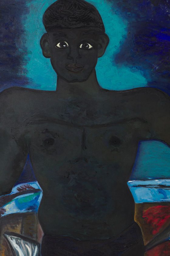 Detail: Fishermen in Barbados