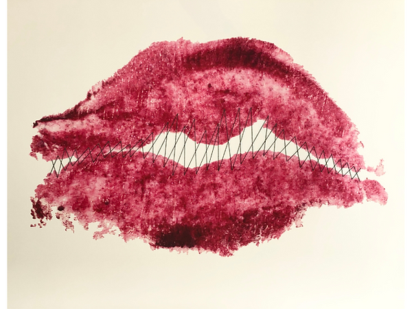 Carmen Mariscal.
Dafne, Besito-Buganvilia (2020).
Mixed Media. Photographic print on cotton fine art paper and cotton thread.
90 x 120cm.
£4,500