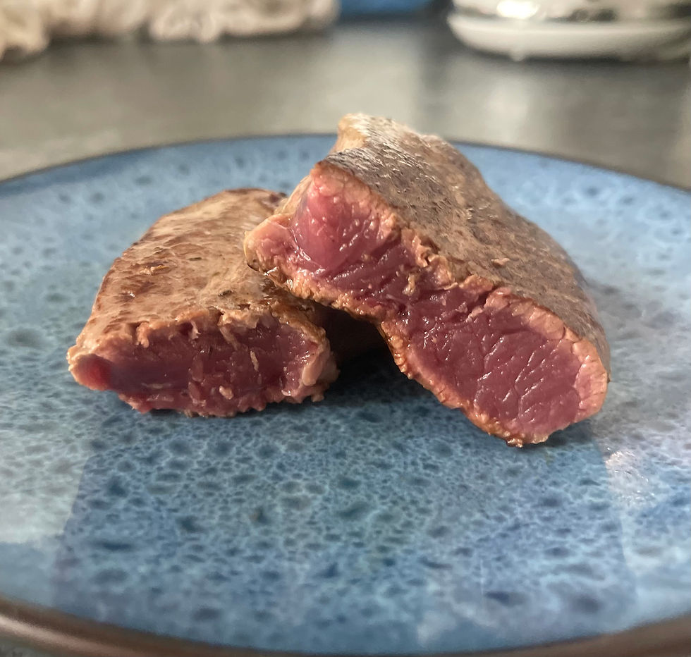 Rare Venison Steak