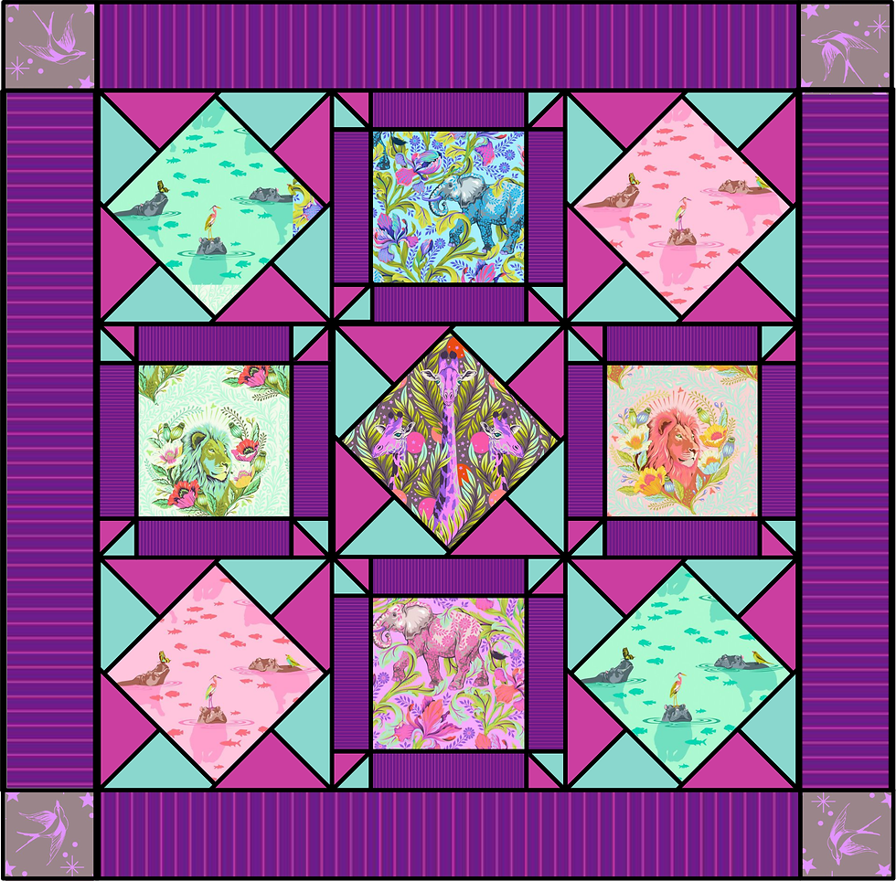 Whirl Wheel Quilt Pattern