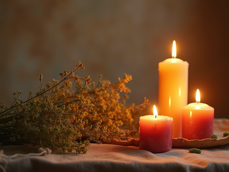 Altar profesional de limpia espiritual en CDMX con ruda, romero y velas para abrir caminos.