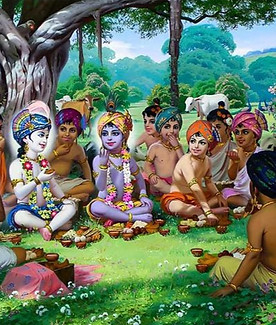 Shree Krishna Balarama Feast with their