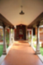 View of the Entrance block passage in Dakshinachitra