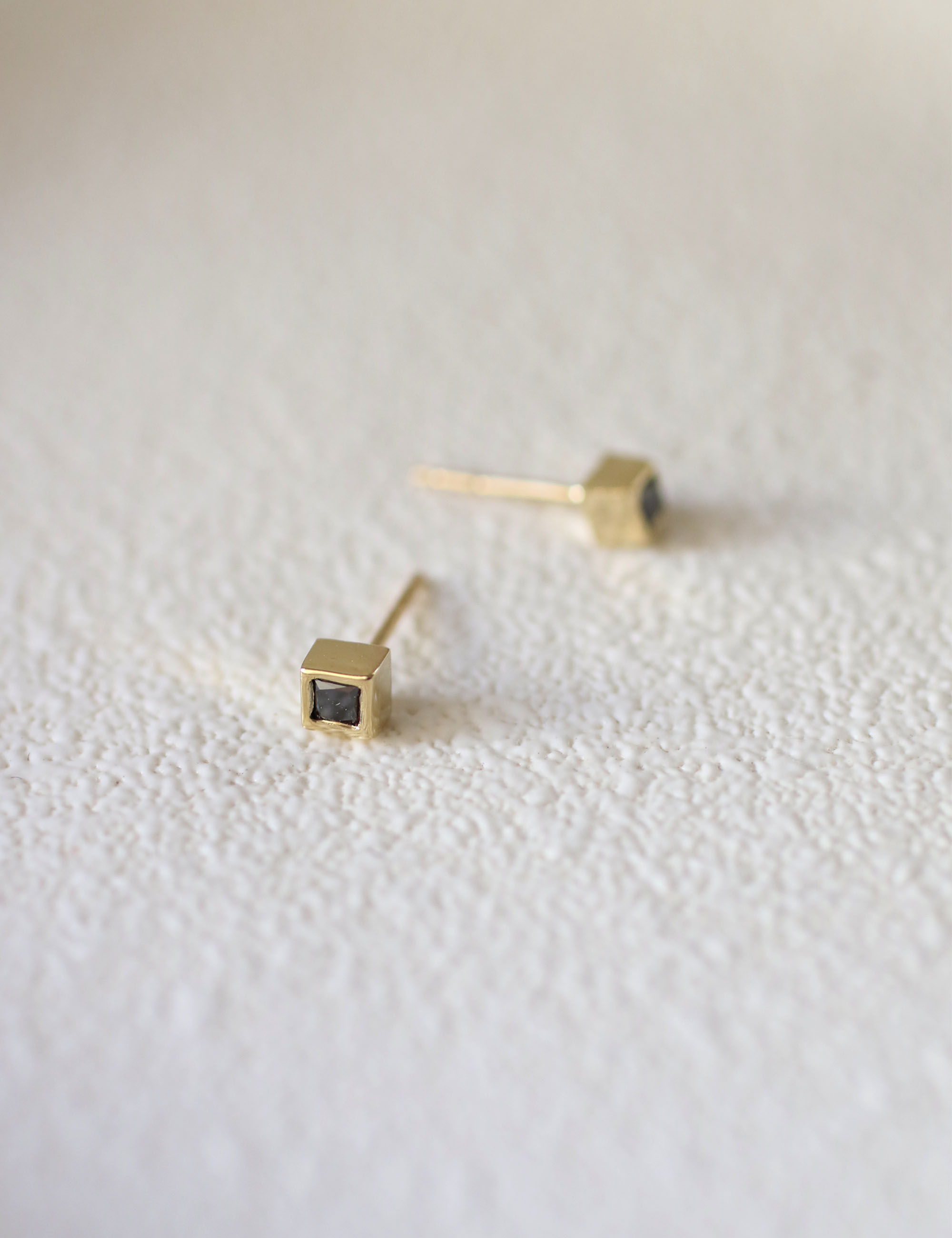 Cube Studs/14k gold