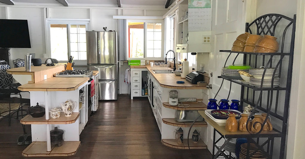 Inside the first house