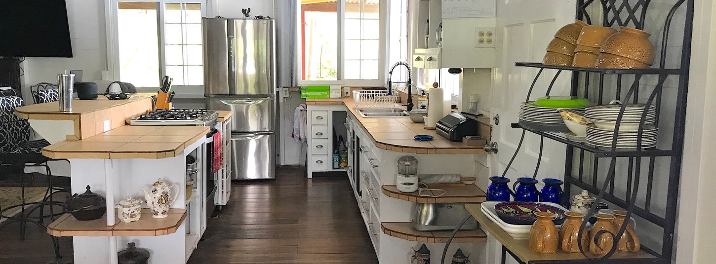 Inside the first house