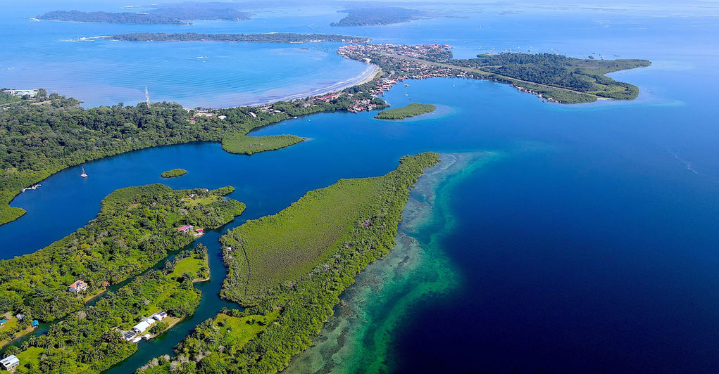 Bird view of the Gated development In Bocas del Toro