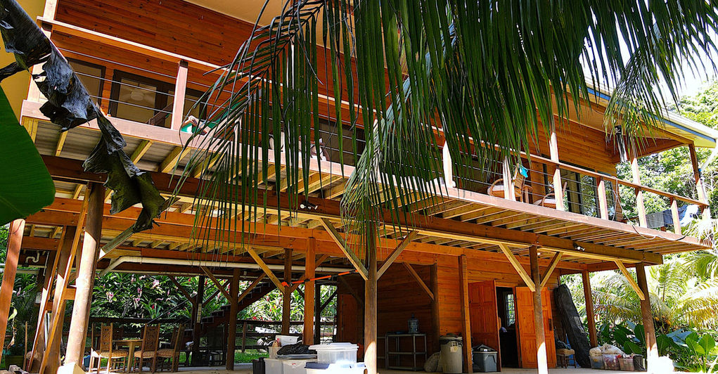 View of the house front