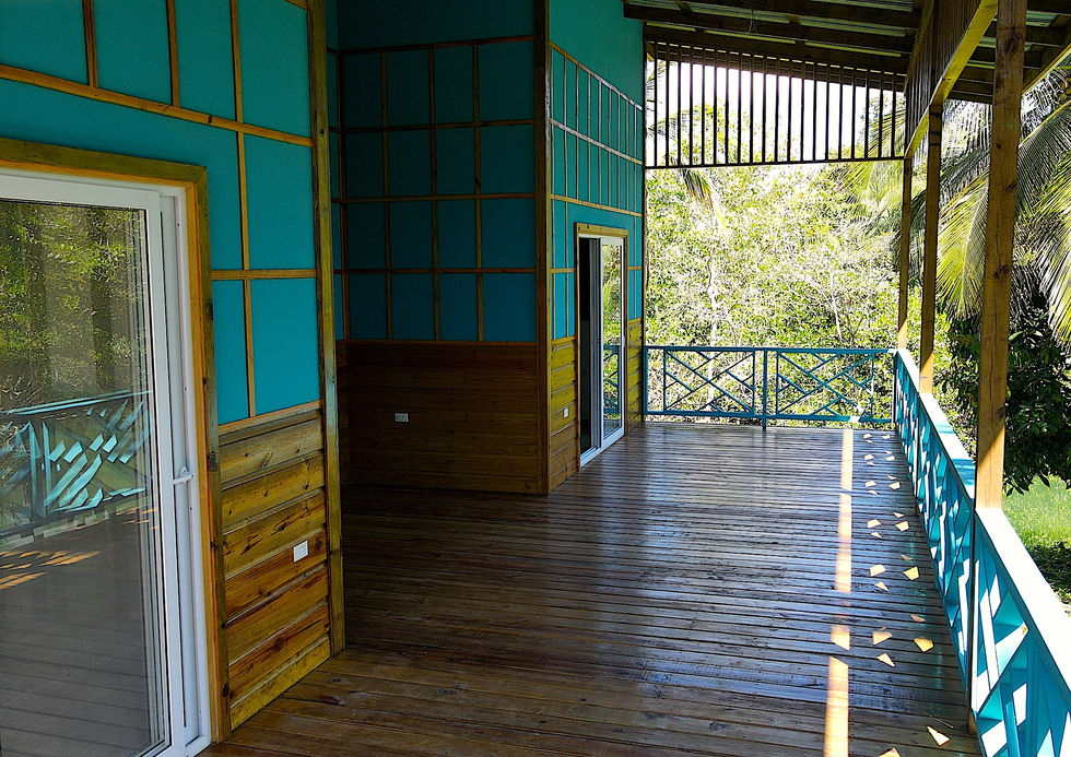 Front deck