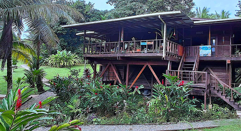 Front view of the house