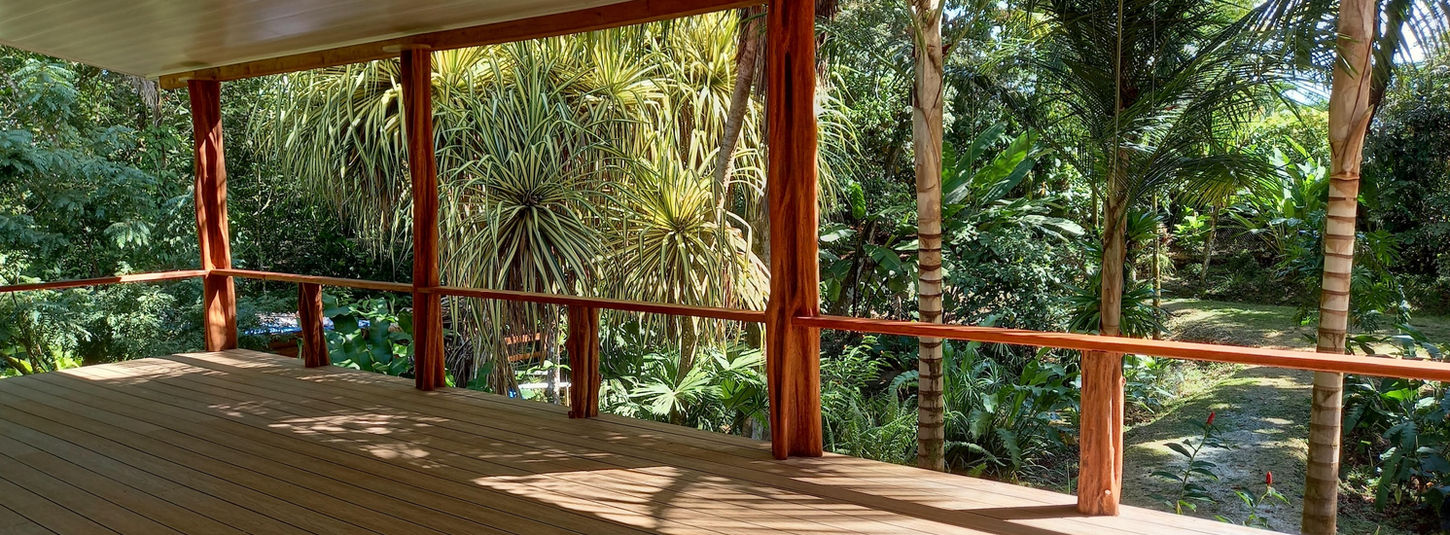 Large front balcony