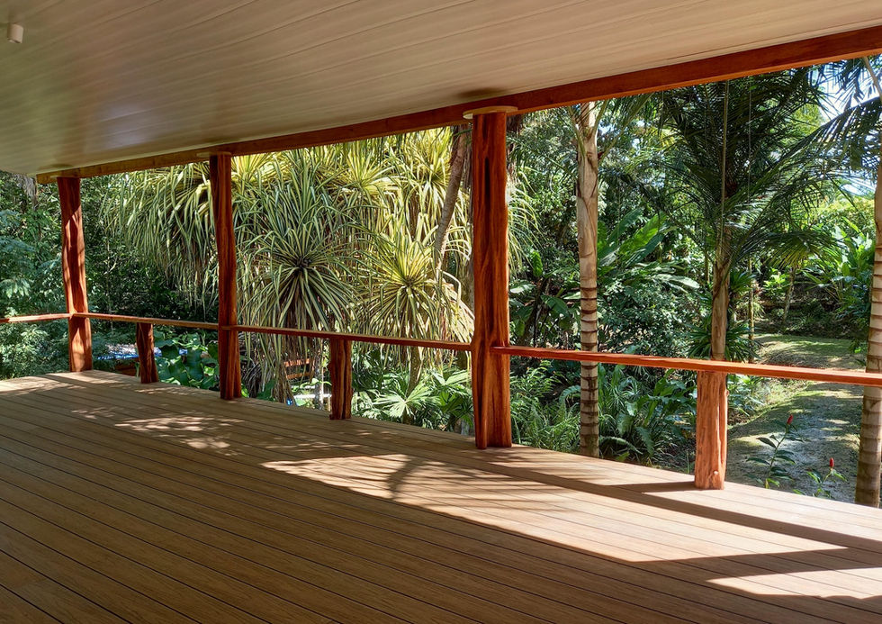 Large front balcony