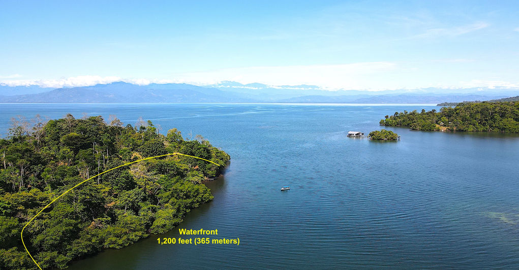 View of the the property lines (approximately)