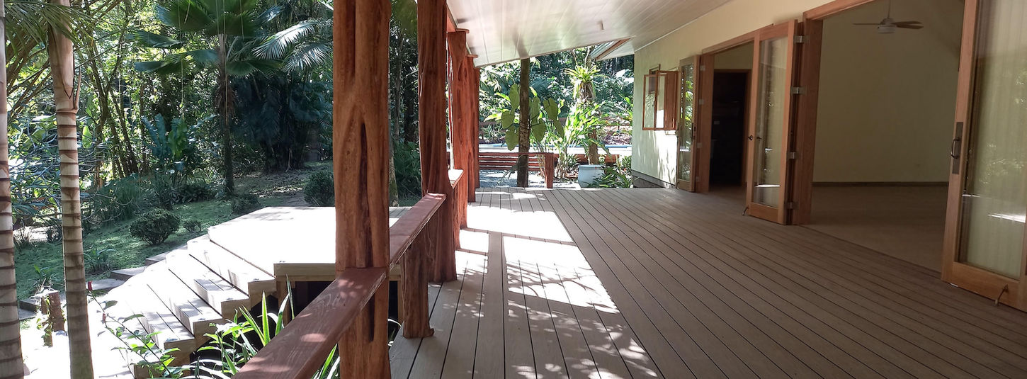 Large front balcony