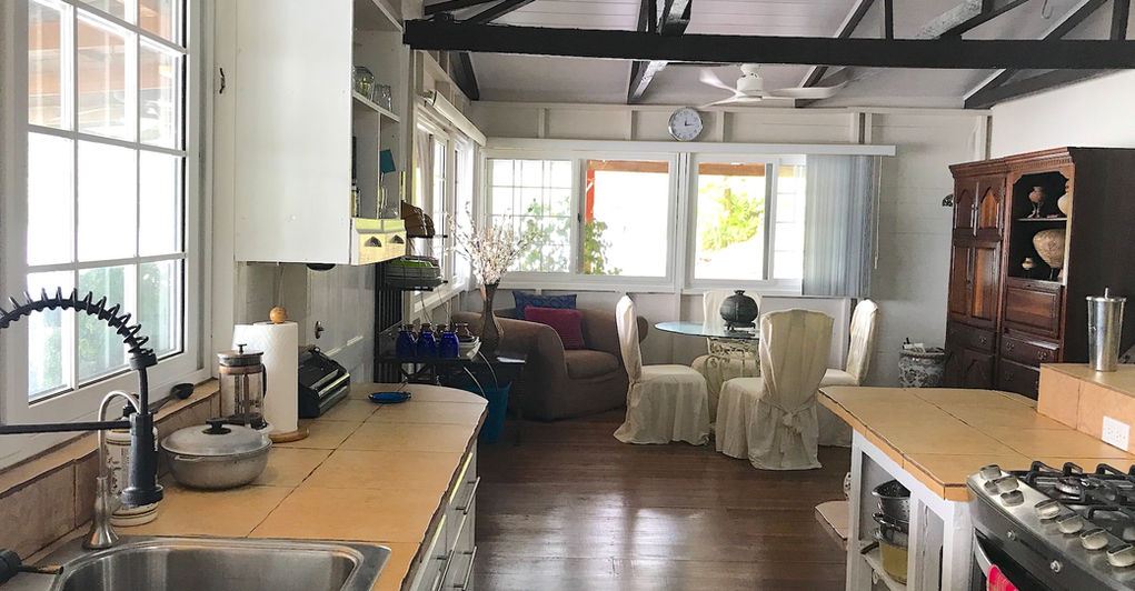 Inside the first house