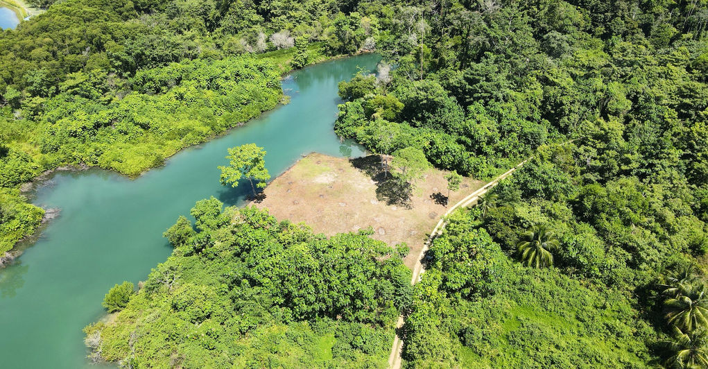 Bird view of the Gated development In Bocas del Toro