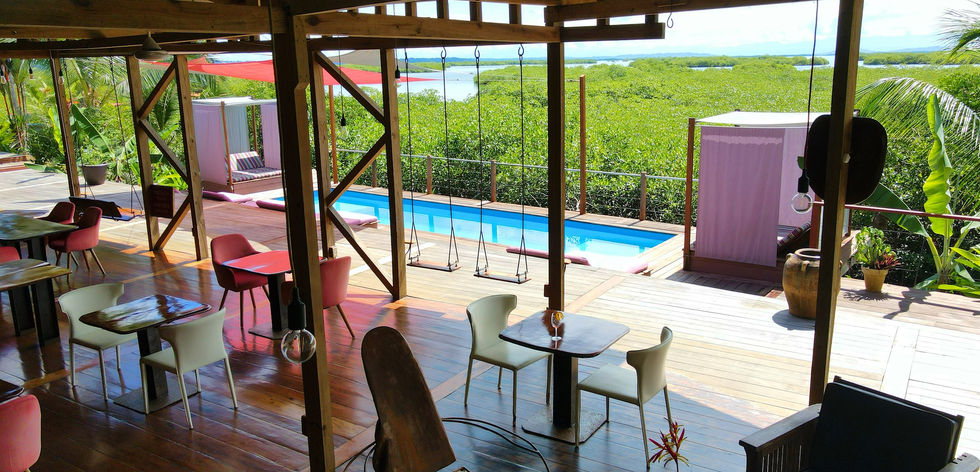 Inside the hotel