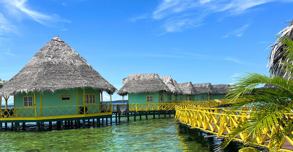 Hotel Cabins over-the-water in Bocas del Toro, Panama