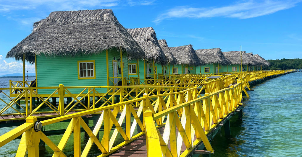 Hotel Cabins over-the-water in Bocas del Toro, Panama