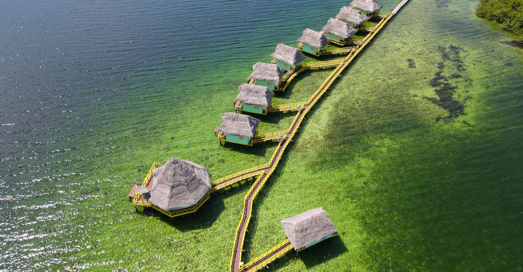 Bird view of the Hotel Resort for sale in Bocas del Toro