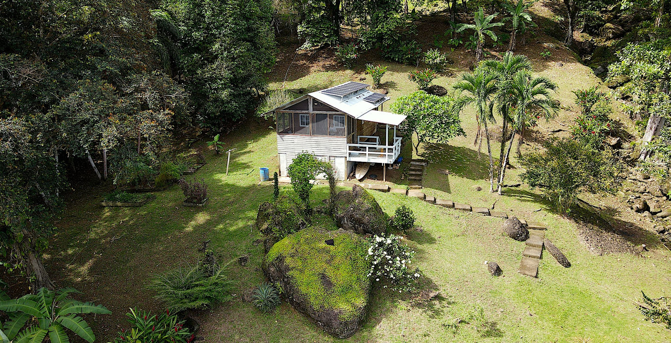 Bird view of the house