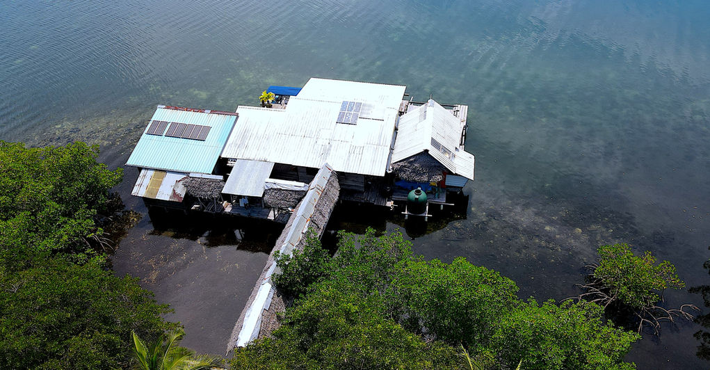 Bird view of land access