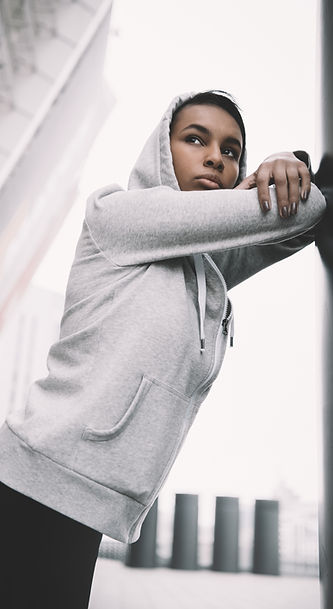 Girl in Sports Apparel