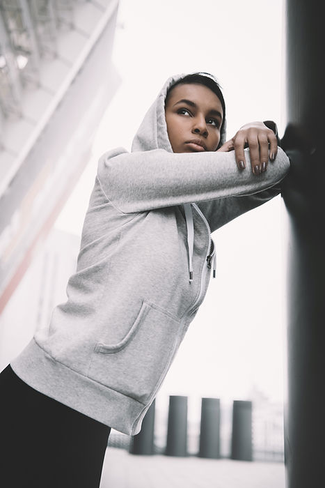 Girl in Sports Apparel