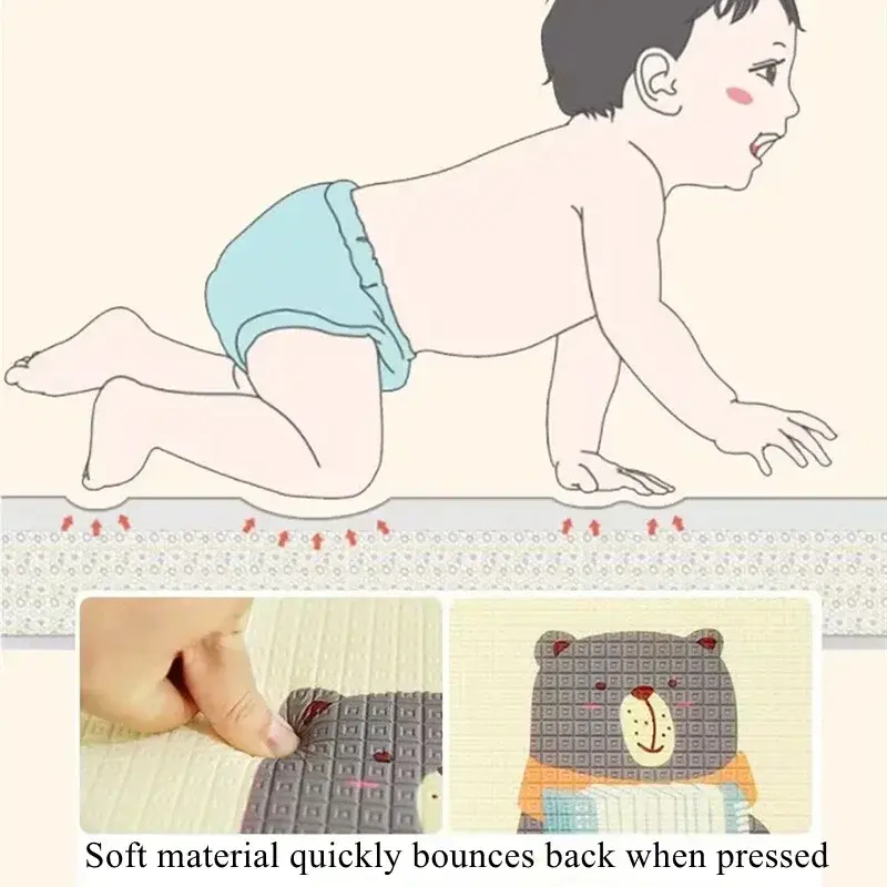 Miniatura: 5 sizes to choose Baby Crawling Play Mats Non-toxic High-quality EPE Baby Activi