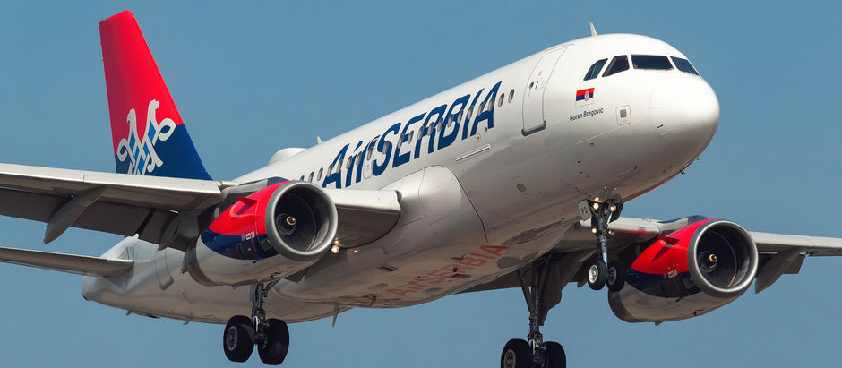 Air Serbia uvela dodatne letove za Tivat