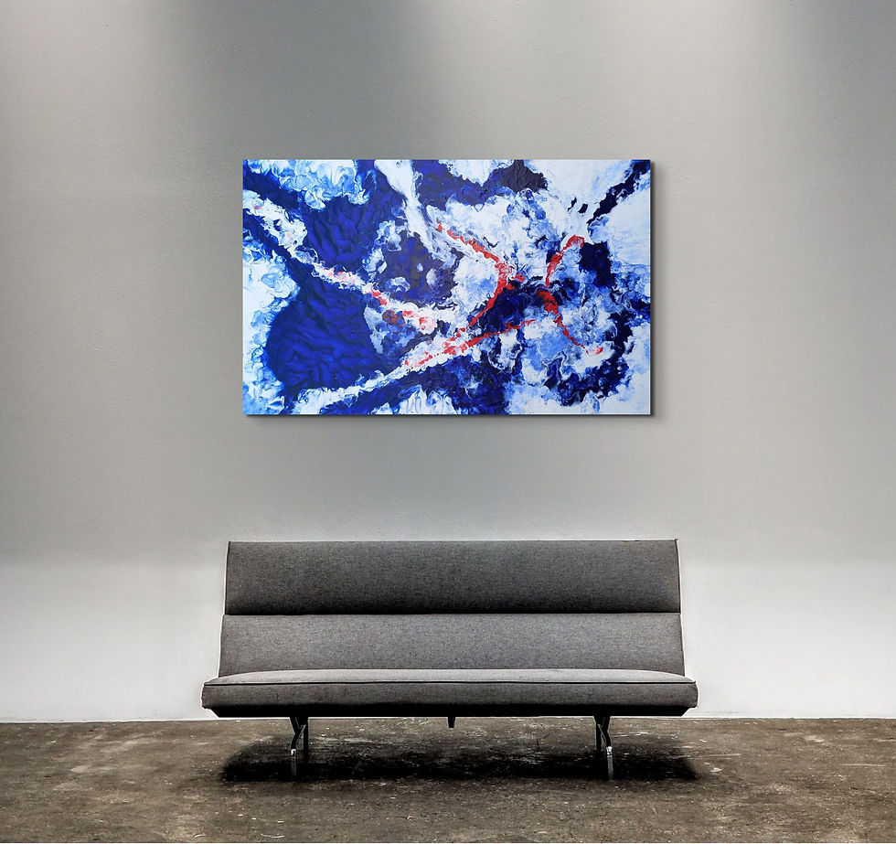 AJ Burns "Antarctica" bench couch