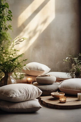 Platz für eine Meditations Session