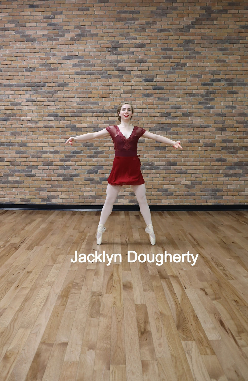 Ballet Releve In Second Position On Pointe Jacklyn Dougherty