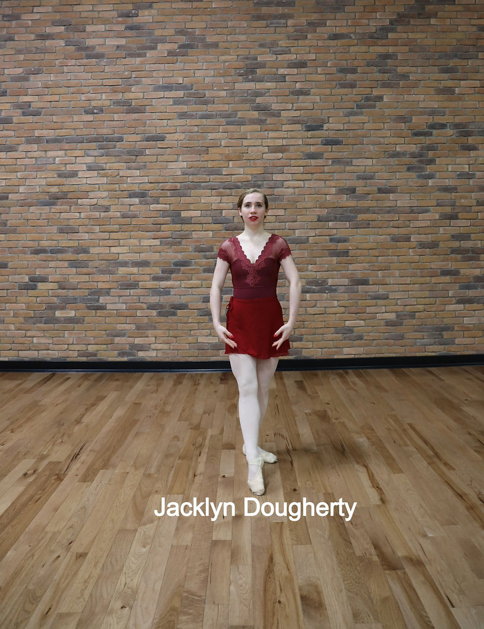 Ballet Tendu Devant Jacklyn Dougherty "Ballet technique is arbitrary and very difficult." - Agnes De Mille.