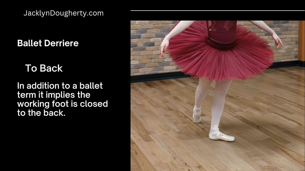Easy Derriere Ballet