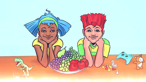 Super Healthy Comic Fun Food Facts for children.