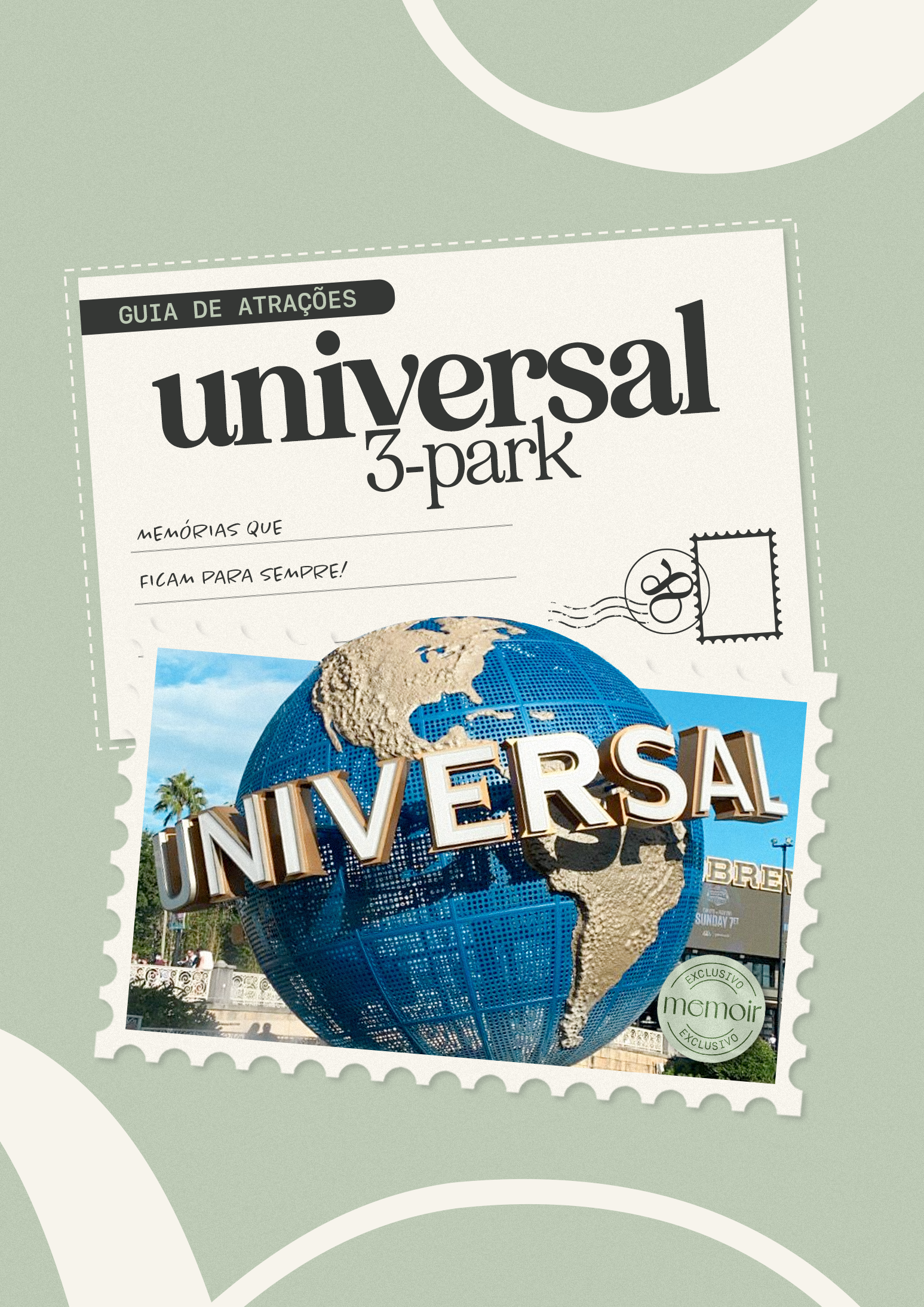 Guia de Atrações — Universal 3 Parks