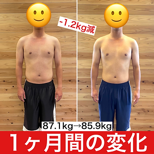 20代男性お客様のビフォーアフター