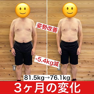 40代男性お客様のビフォーアフター