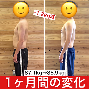 20代男性お客様のビフォーアフター